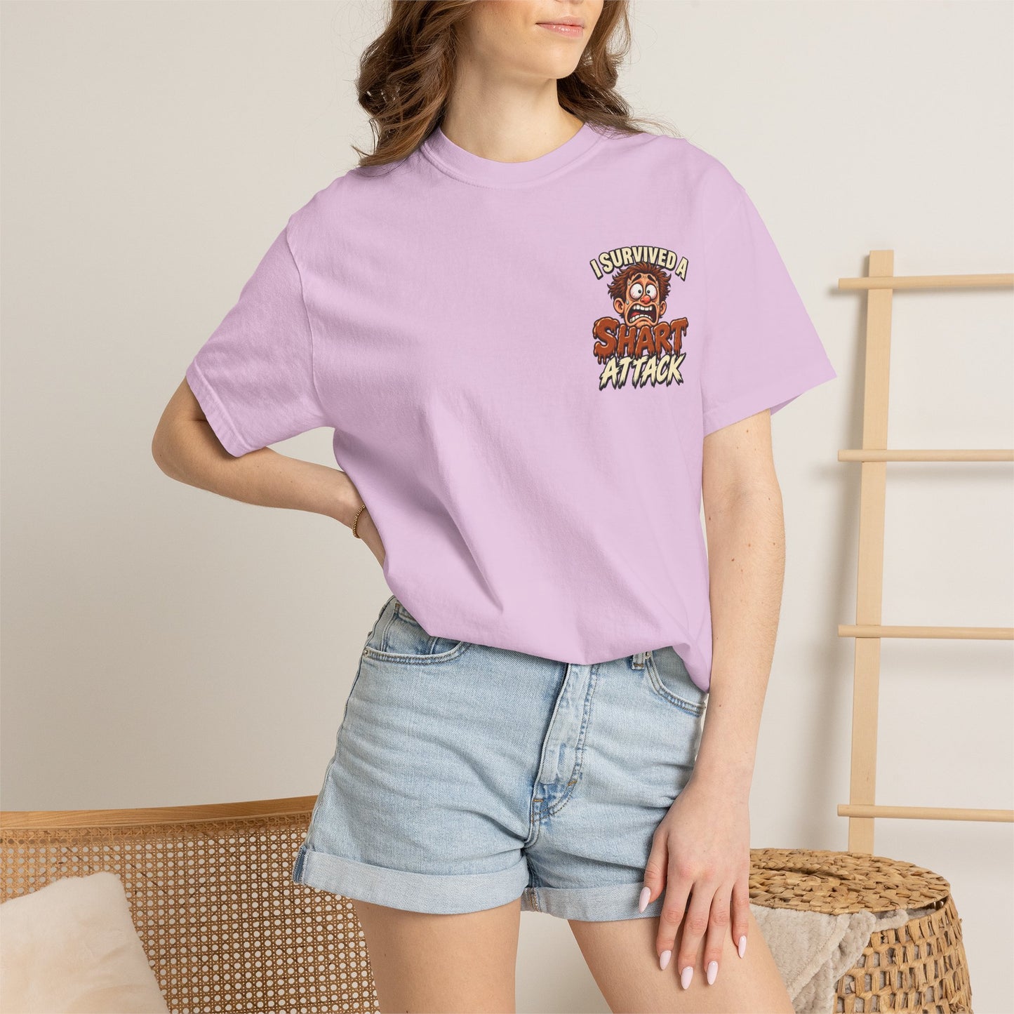 I Survived a Shart Attack — Funny Bathroom Humor T-Shirt
