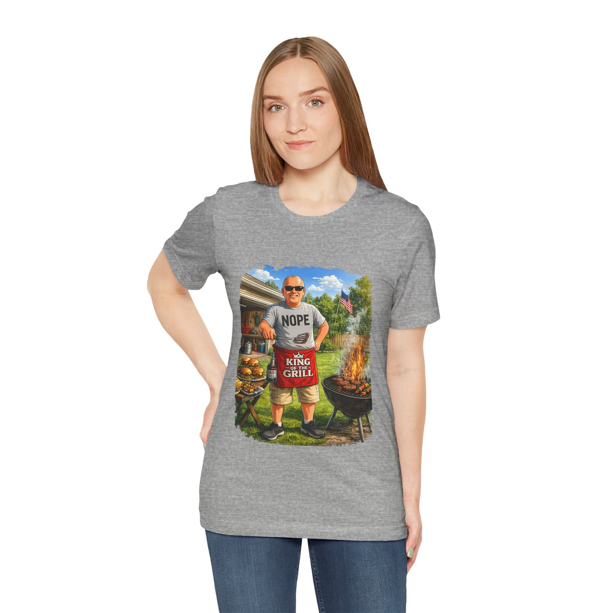 King of the Grill — Funny BBQ & Grilling T-Shirt