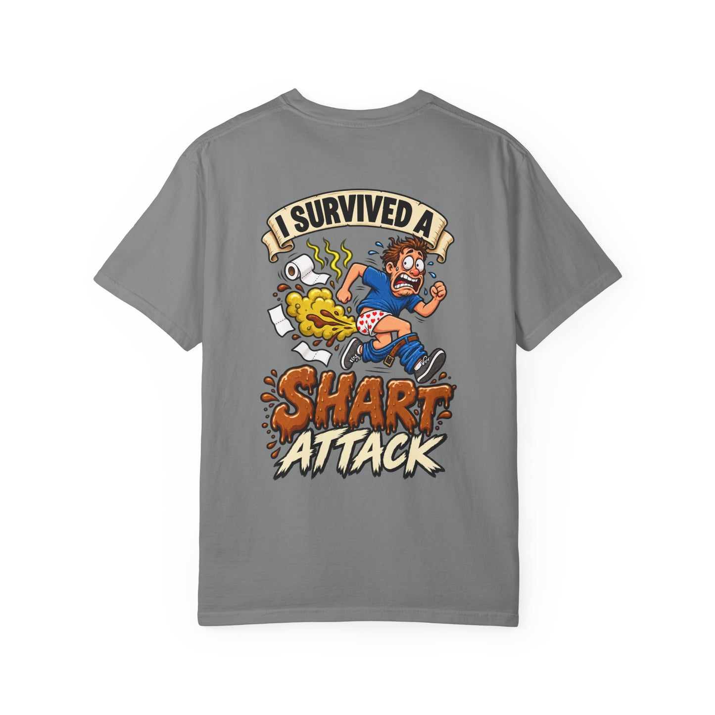 I Survived a Shart Attack — Funny Bathroom Humor T-Shirt