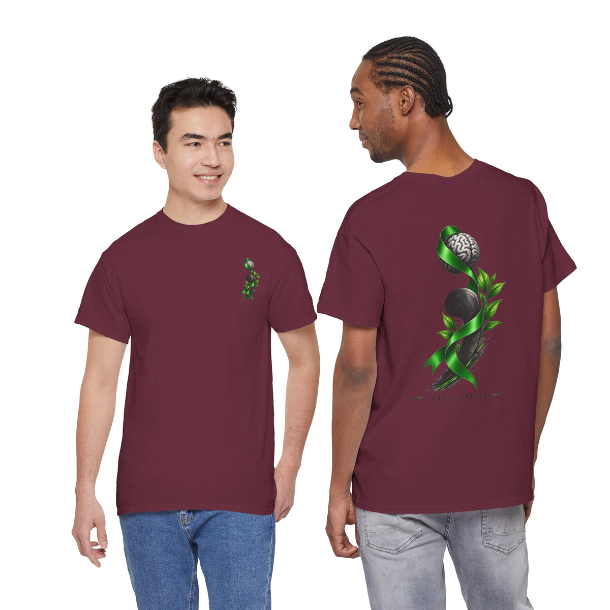 Still Here Semicolon T-Shirt – Resilience & Hope Tee