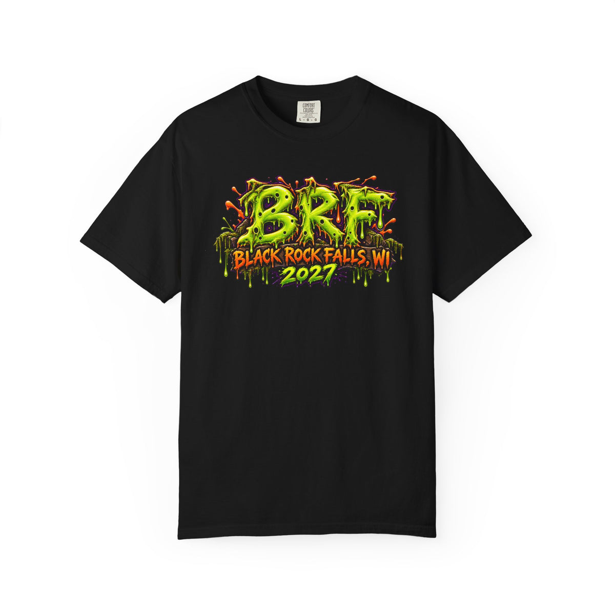 Black Rock Falls, WI 2027 – Swamp Monster Graphic T-Shirt | BRF Originals