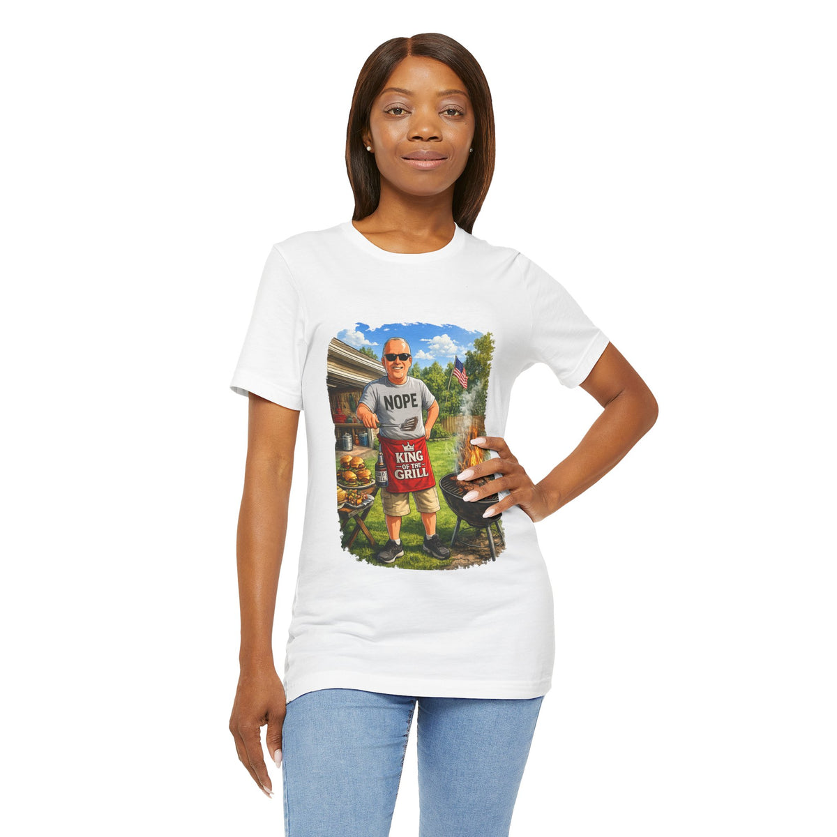 King of the Grill — Funny BBQ & Grilling T-Shirt