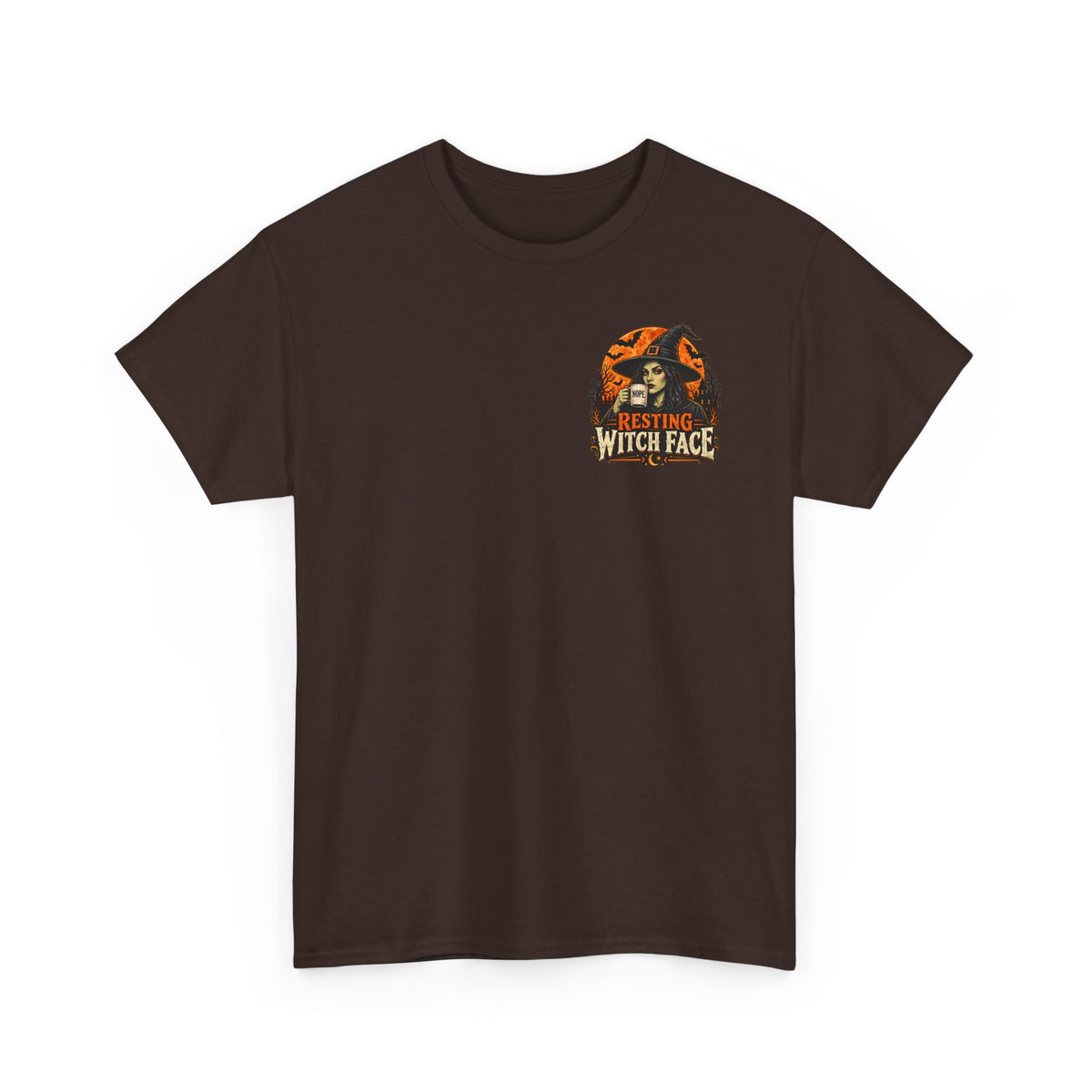 Resting Witch Face – Vintage Halloween Witch T-Shirt