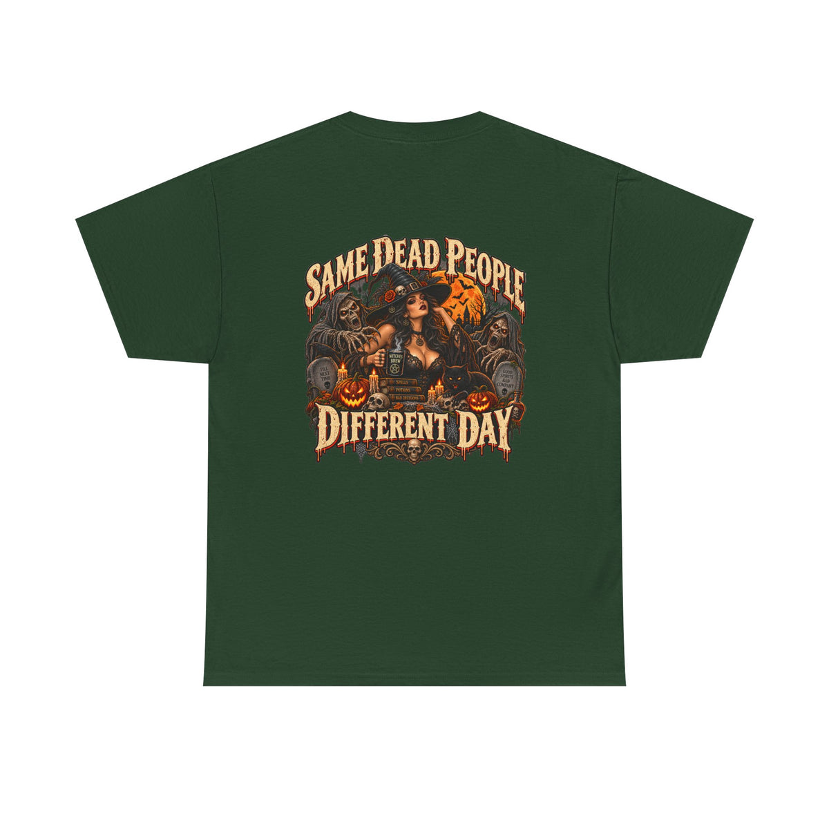 Same Dead People, Different Day — Vintage Halloween Unisex Tee