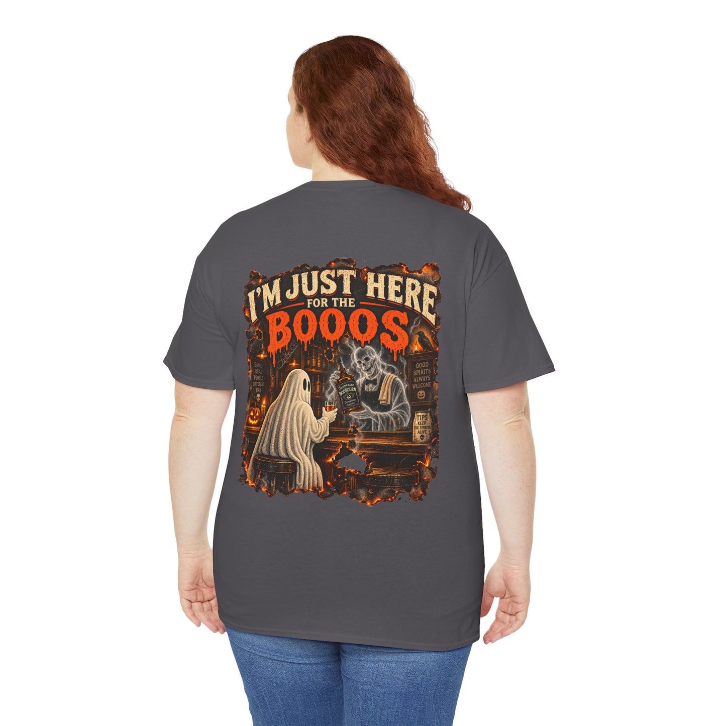 I’m Just Here for the Booos 👀 Halloween T-Shirt