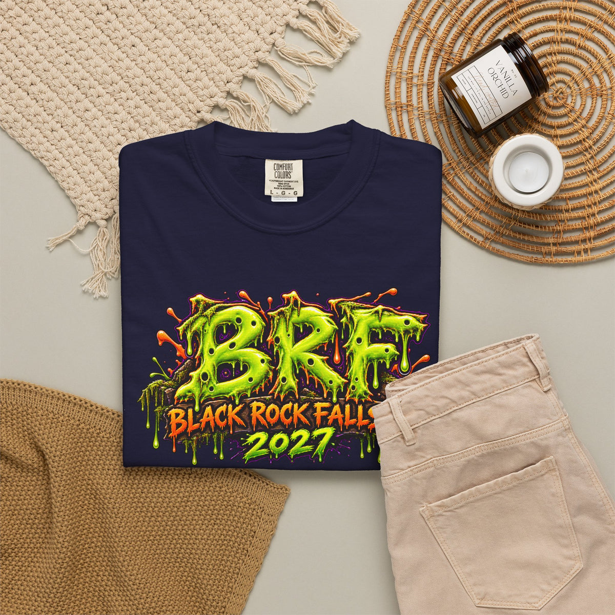 Black Rock Falls, WI 2027 – Swamp Monster Graphic T-Shirt | BRF Originals