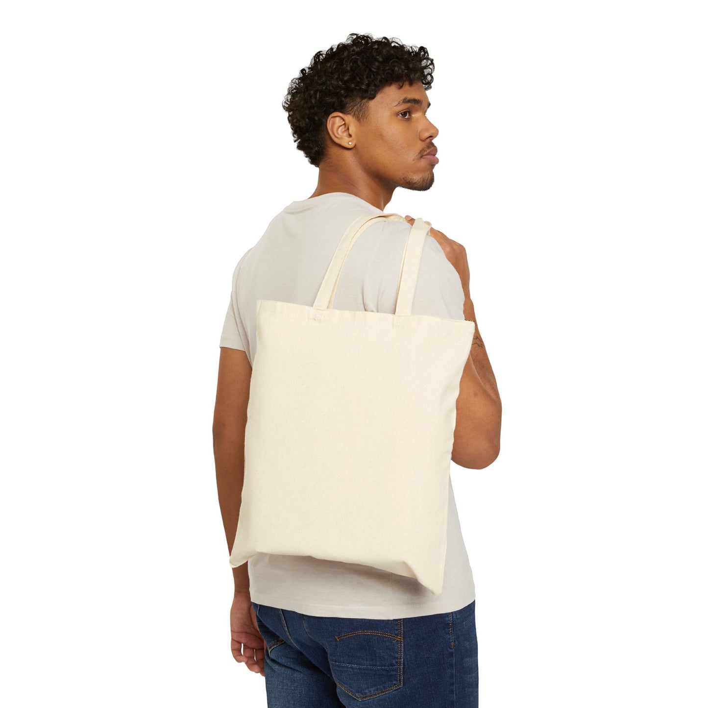 REMAIN READY Cotton Canvas Tote Bag