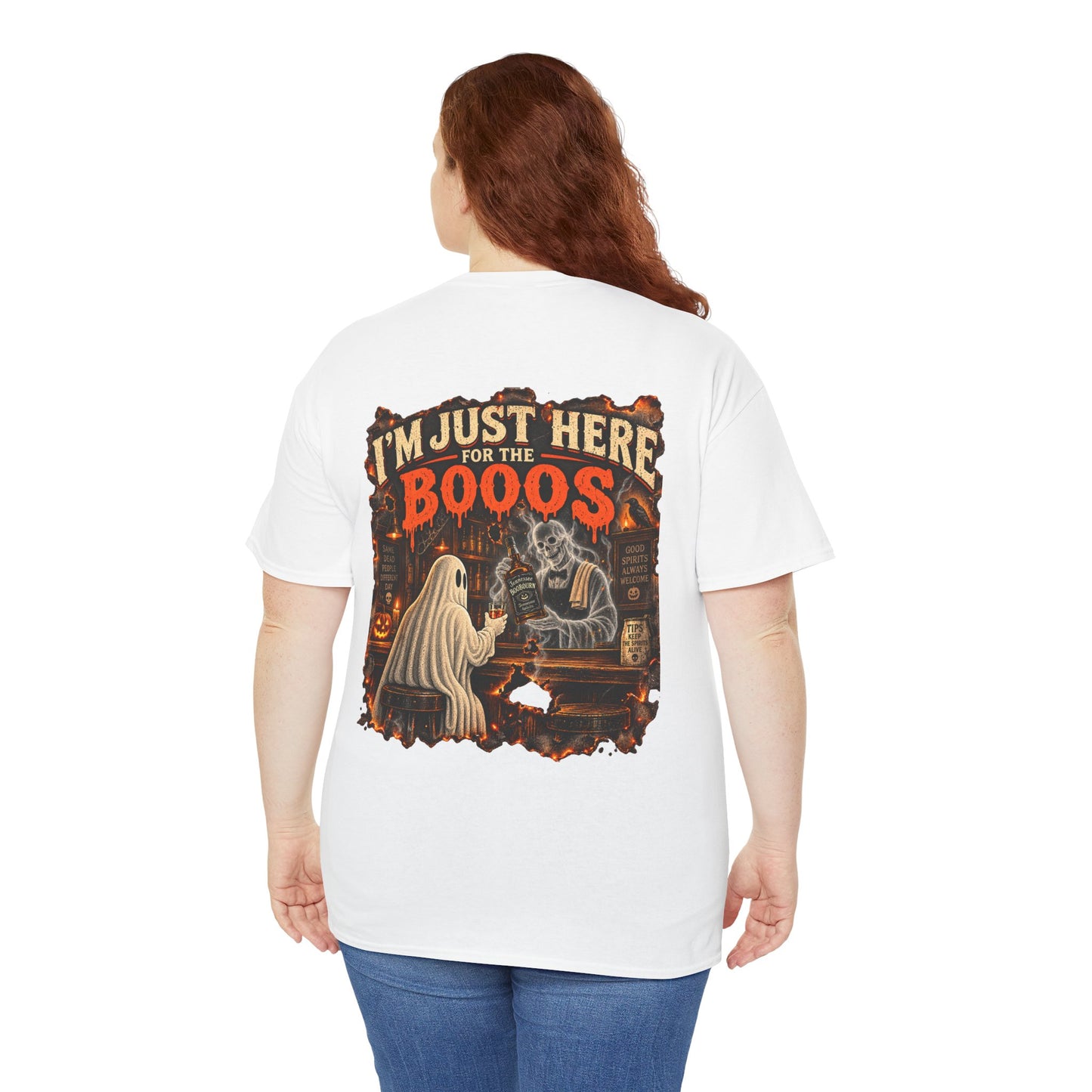 I’m Just Here for the Booos 👀 Halloween T-Shirt