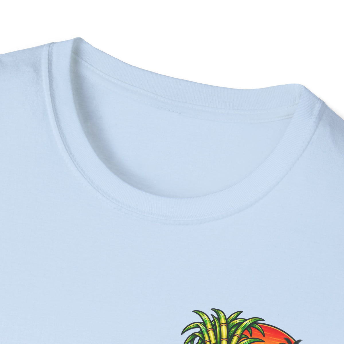D’ahdee Sugar Company Tropical T-Shirt | Black Rock Falls WI | Vintage Island Graphic Tee