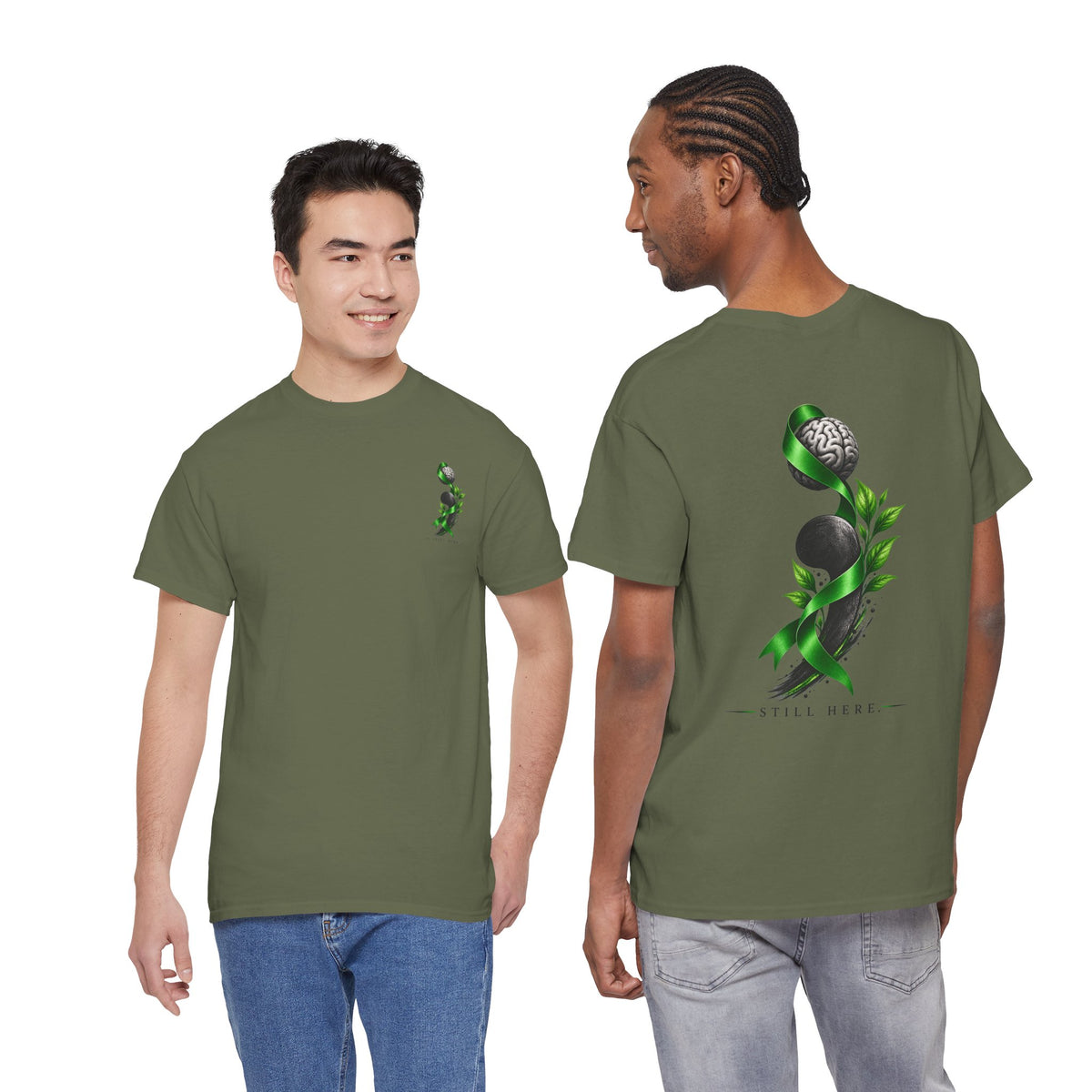 Still Here Semicolon T-Shirt – Resilience & Hope Tee