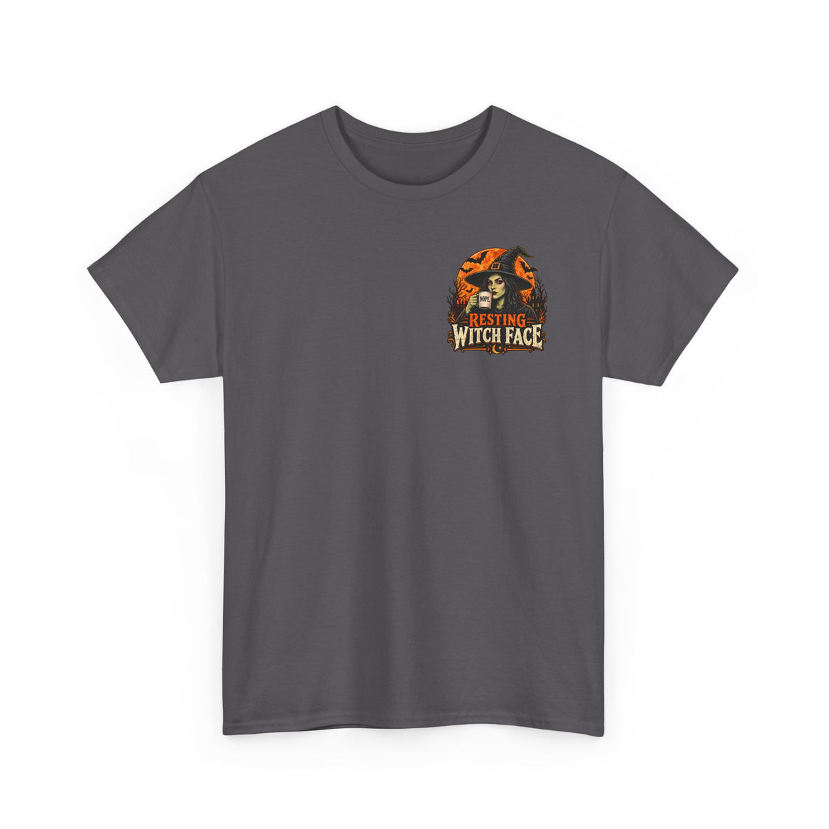 Resting Witch Face – Vintage Halloween Witch T-Shirt