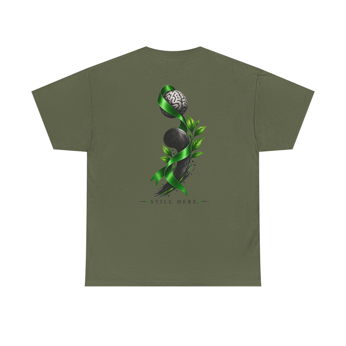 Still Here Semicolon T-Shirt – Resilience & Hope Tee
