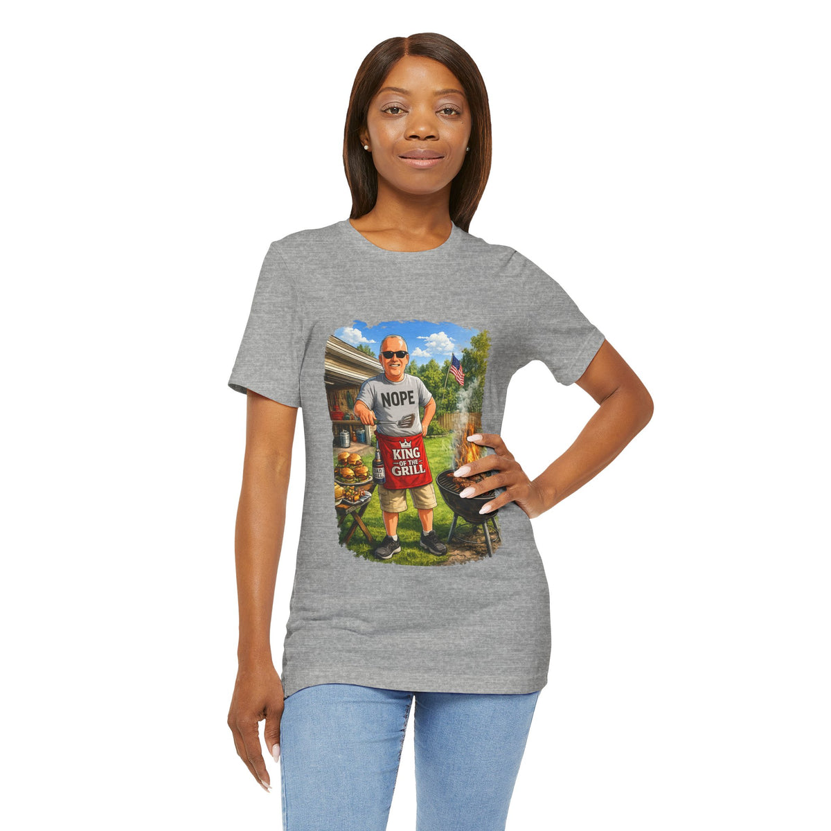 King of the Grill — Funny BBQ & Grilling T-Shirt