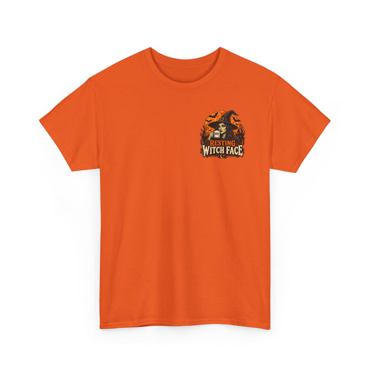 Resting Witch Face – Vintage Halloween Witch T-Shirt