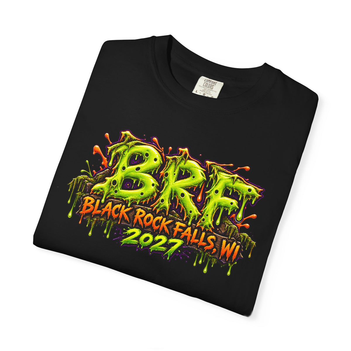 Black Rock Falls, WI 2027 – Swamp Monster Graphic T-Shirt | BRF Originals