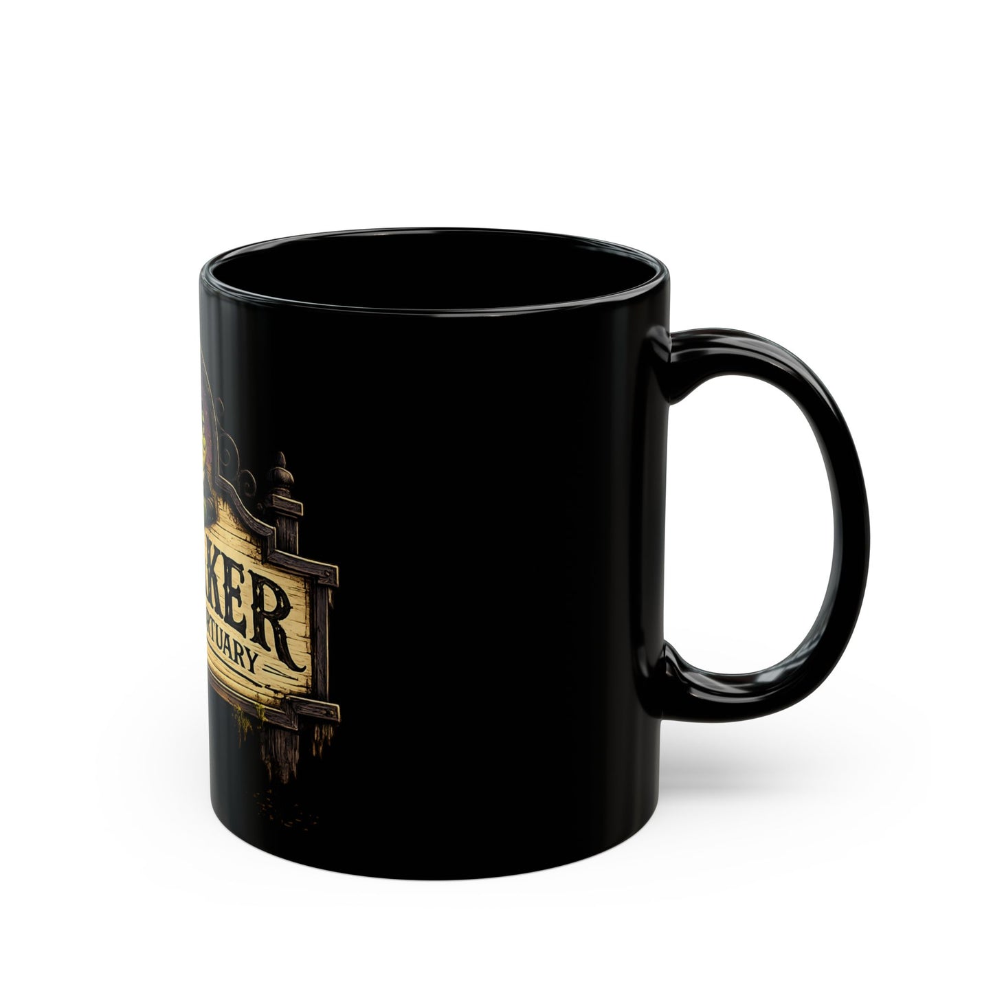 Croaker Mortuary Black Mug (11oz)