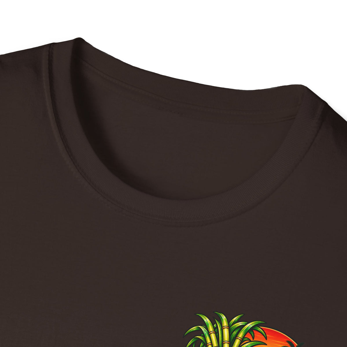 D’ahdee Sugar Company Tropical T-Shirt | Black Rock Falls WI | Vintage Island Graphic Tee
