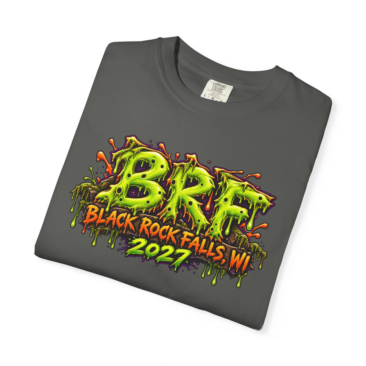 Black Rock Falls, WI 2027 – Swamp Monster Graphic T-Shirt | BRF Originals