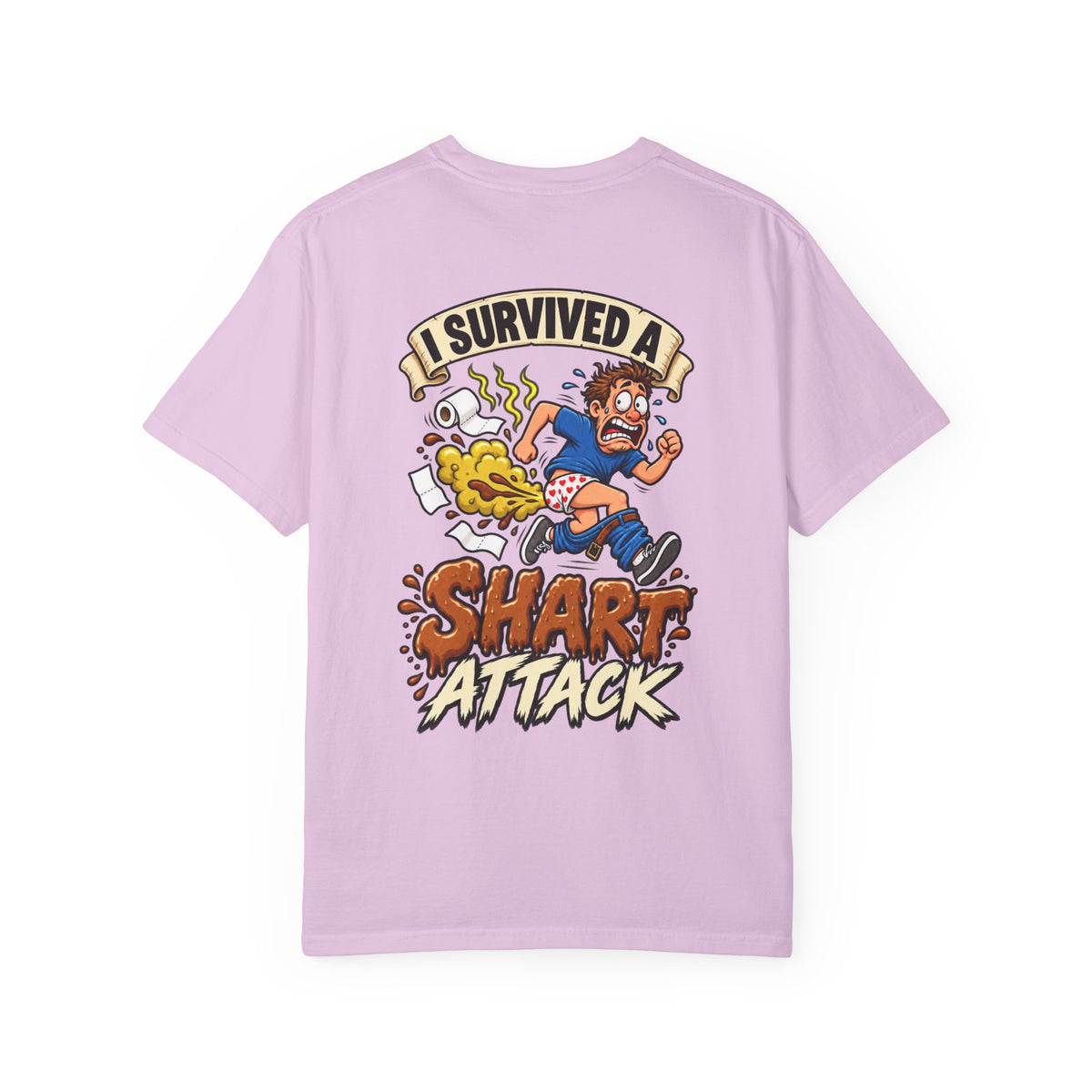 I Survived a Shart Attack — Funny Bathroom Humor T-Shirt