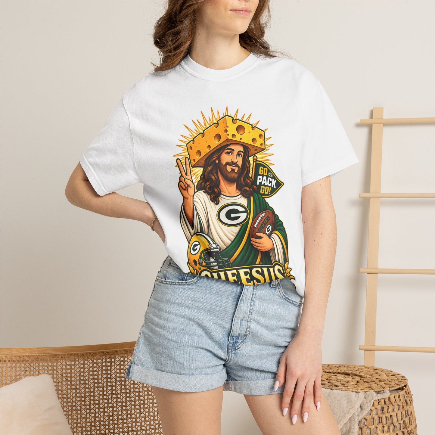 Cheesus Cheesehead  T-shirt