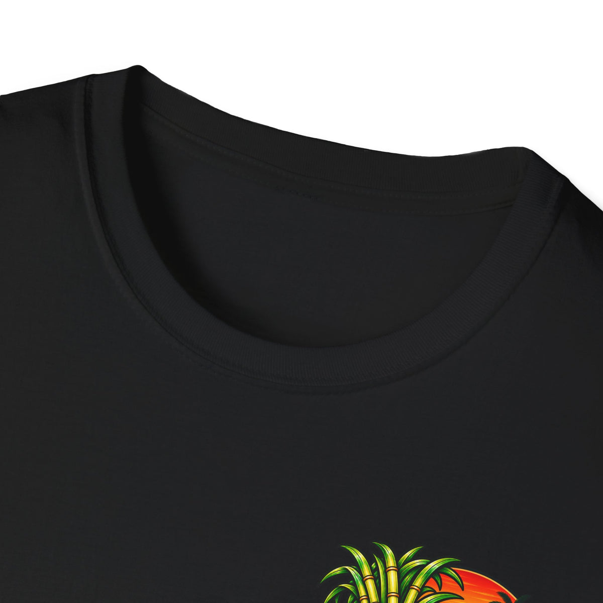 D’ahdee Sugar Company Tropical T-Shirt | Black Rock Falls WI | Vintage Island Graphic Tee