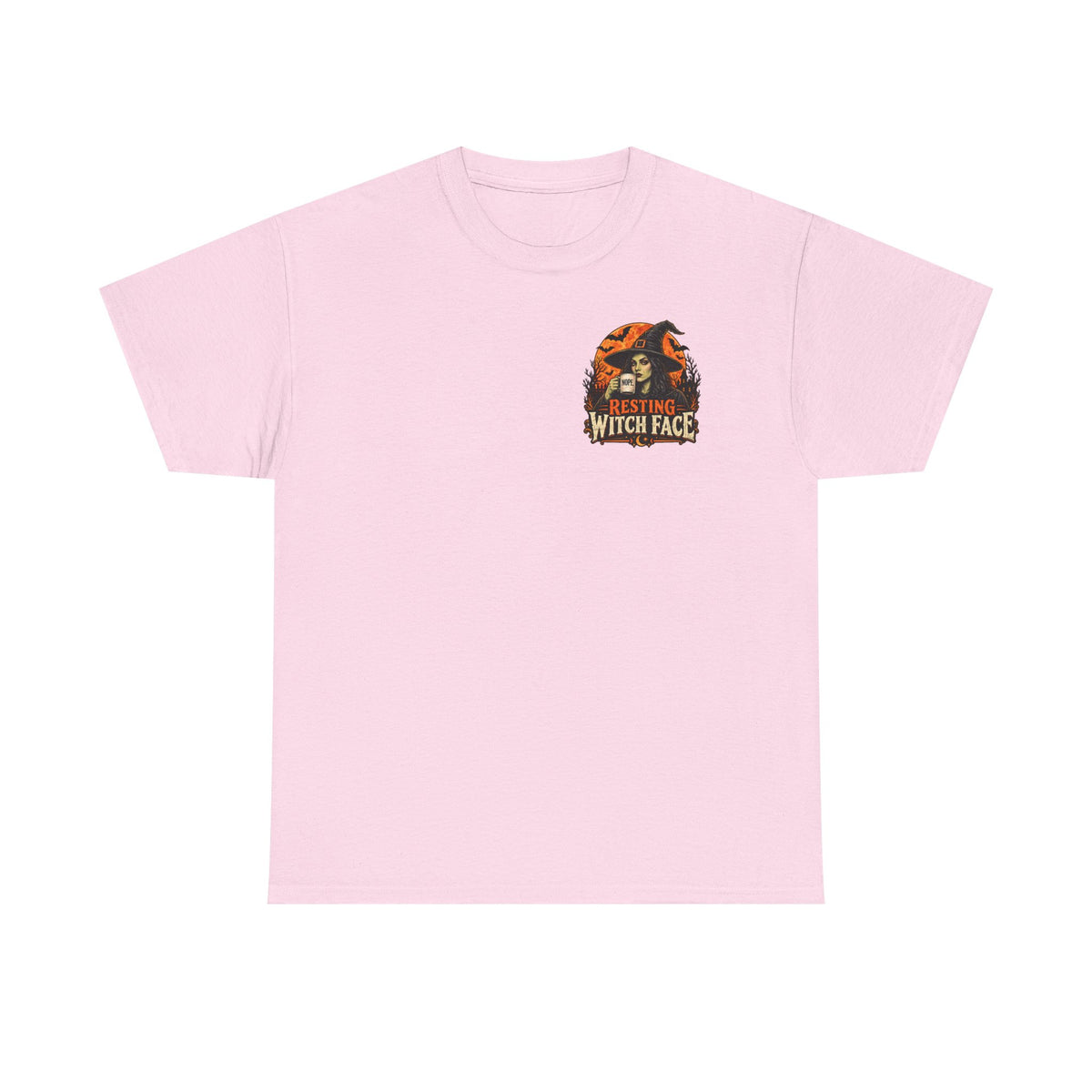 Resting Witch Face – Vintage Halloween Witch T-Shirt