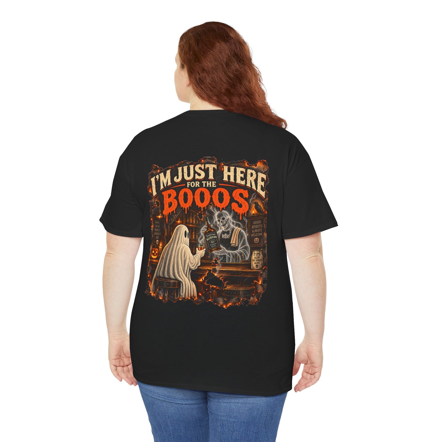 I’m Just Here for the Booos 👀 Halloween T-Shirt