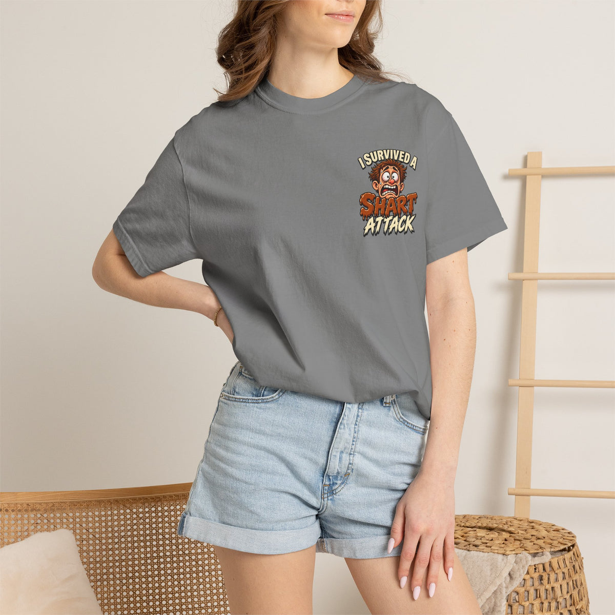 I Survived a Shart Attack — Funny Bathroom Humor T-Shirt
