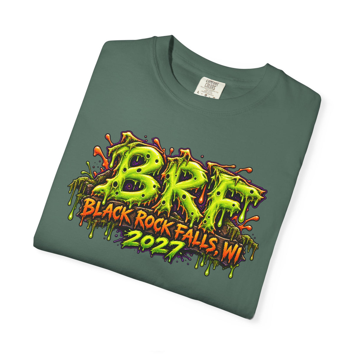 Black Rock Falls, WI 2027 – Swamp Monster Graphic T-Shirt | BRF Originals