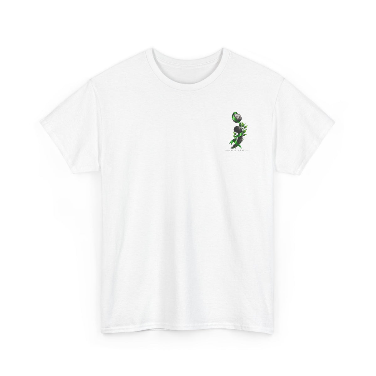 Still Here Semicolon T-Shirt – Resilience & Hope Tee