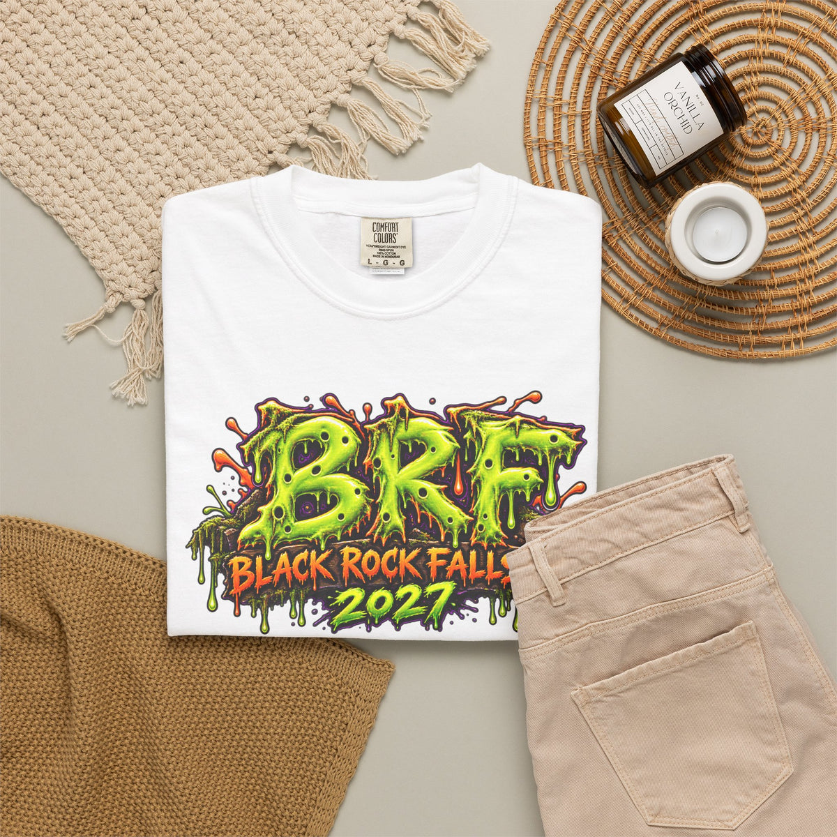 Black Rock Falls, WI 2027 – Swamp Monster Graphic T-Shirt | BRF Originals