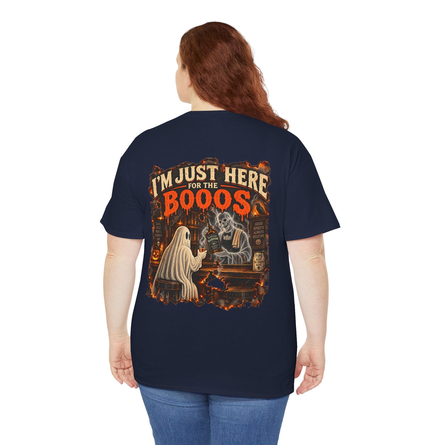I’m Just Here for the Booos 👀 Halloween T-Shirt