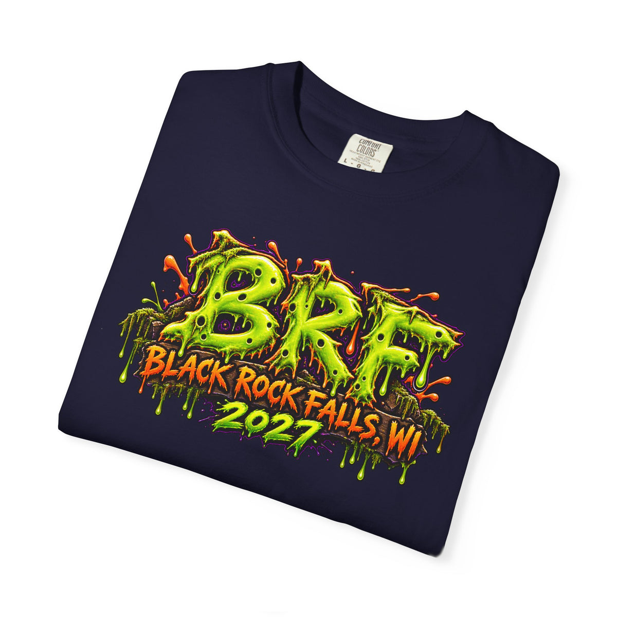 Black Rock Falls, WI 2027 – Swamp Monster Graphic T-Shirt | BRF Originals