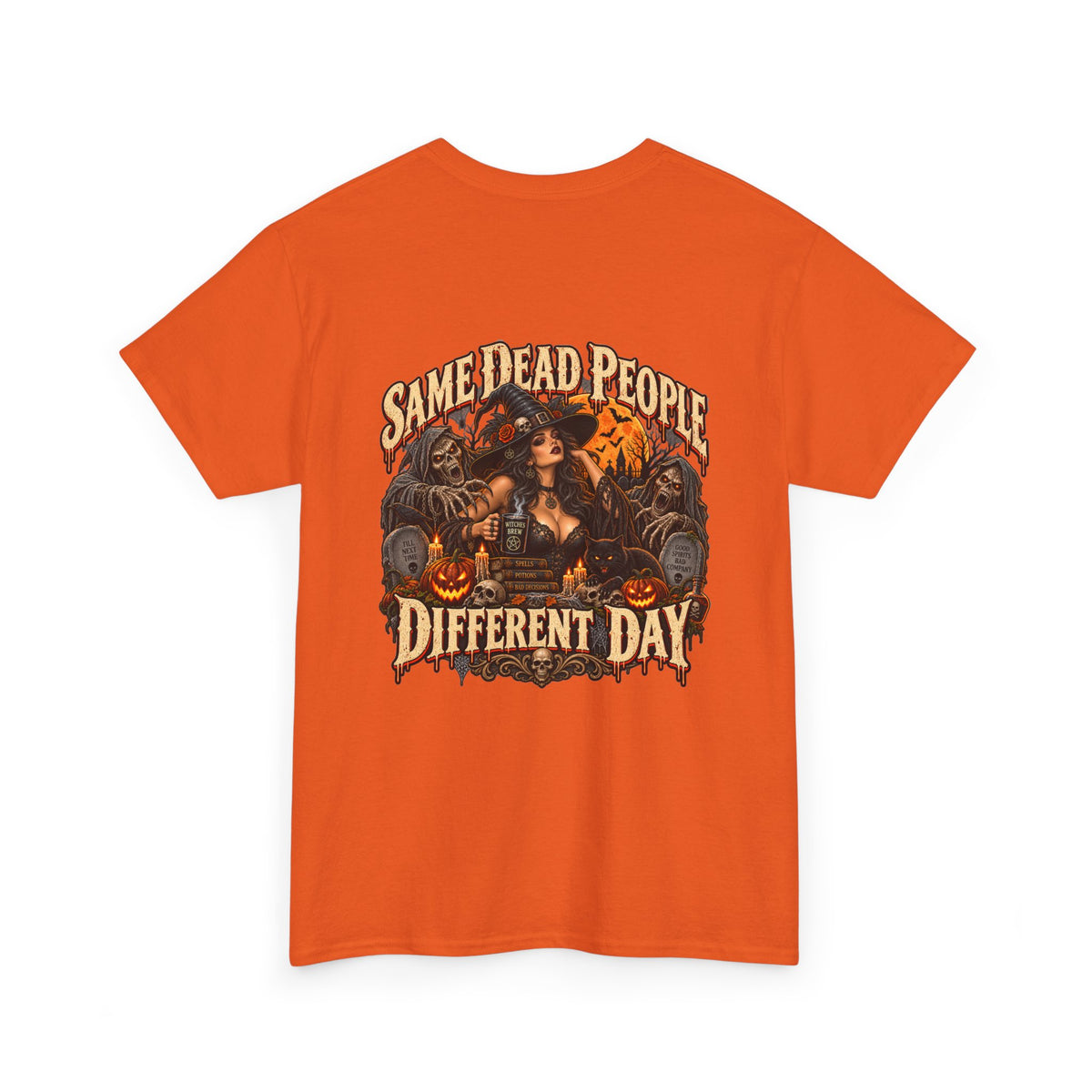 Same Dead People, Different Day — Vintage Halloween Unisex Tee