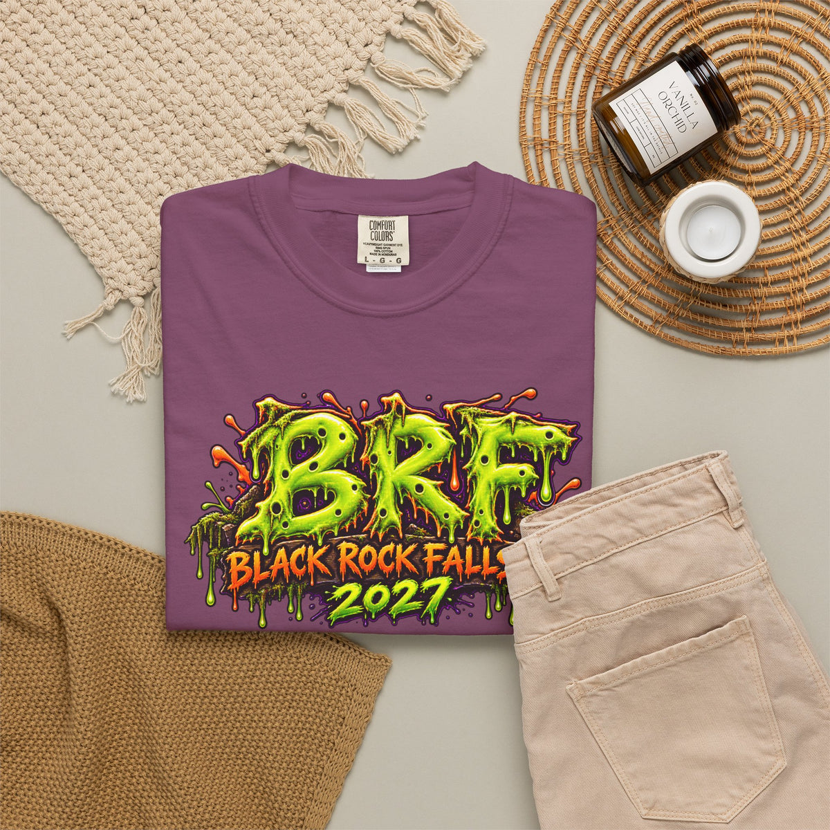 Black Rock Falls, WI 2027 – Swamp Monster Graphic T-Shirt | BRF Originals
