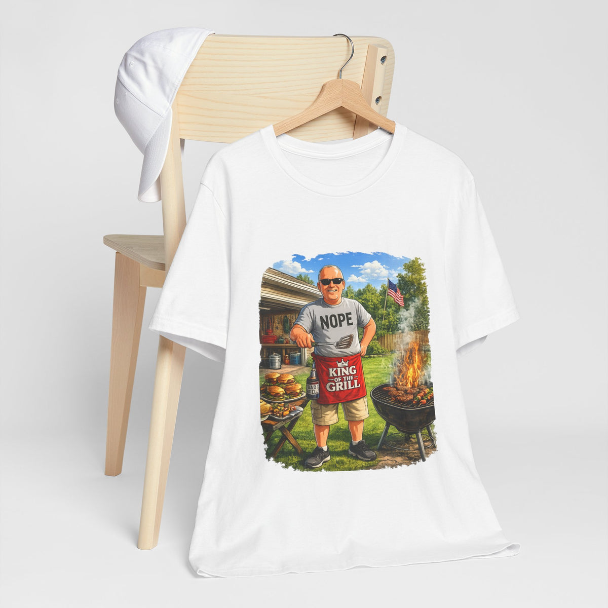 King of the Grill — Funny BBQ & Grilling T-Shirt