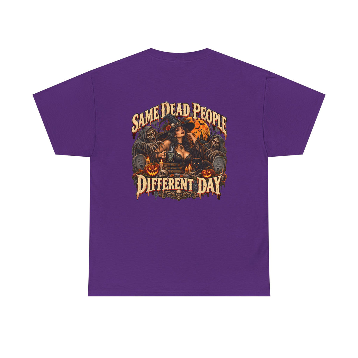 Same Dead People, Different Day — Vintage Halloween Unisex Tee