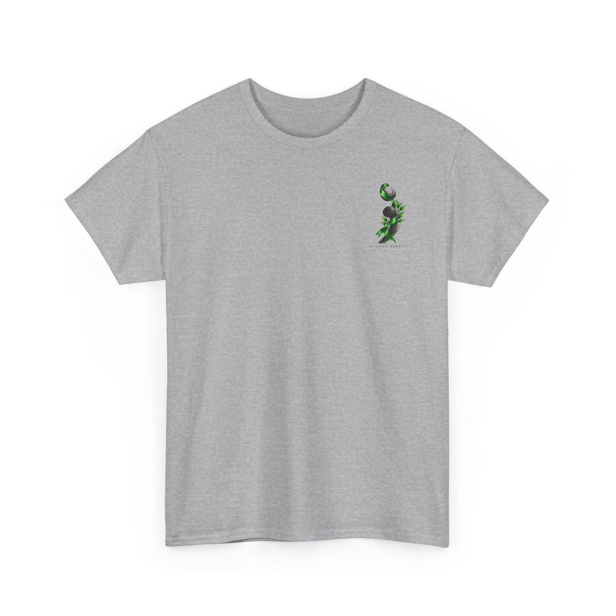 Still Here Semicolon T-Shirt – Resilience & Hope Tee