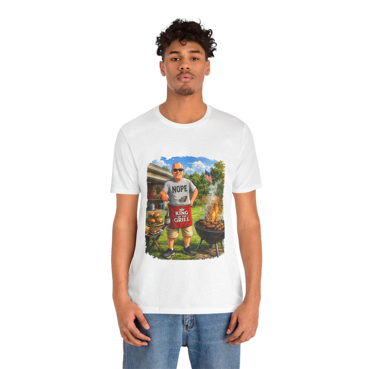 King of the Grill — Funny BBQ & Grilling T-Shirt