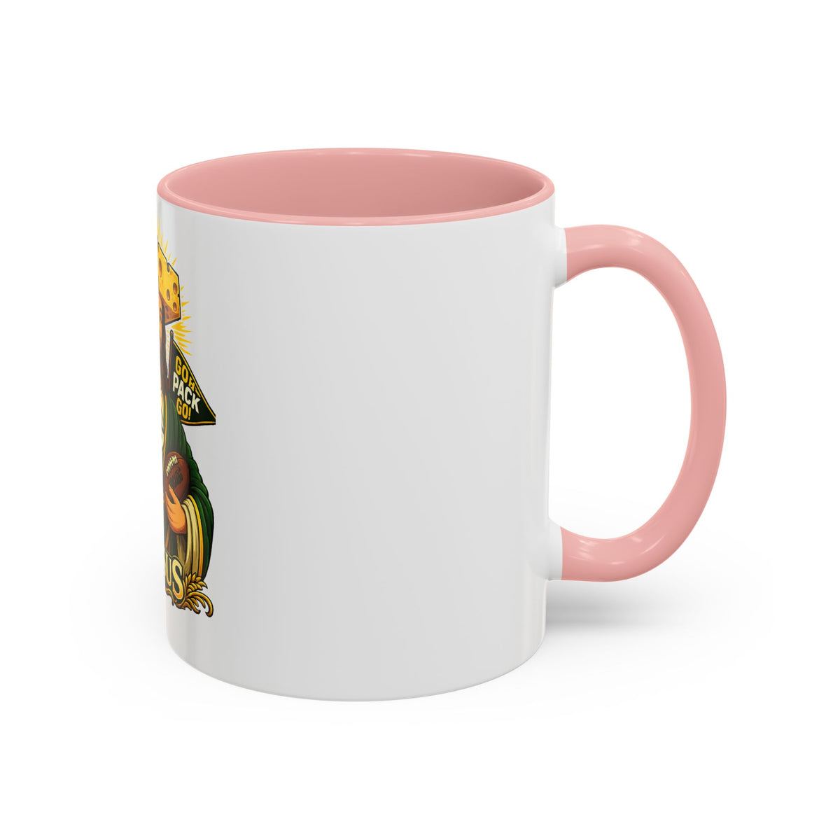 Cheesus Cheesehead Accent Coffee Mug (11oz)