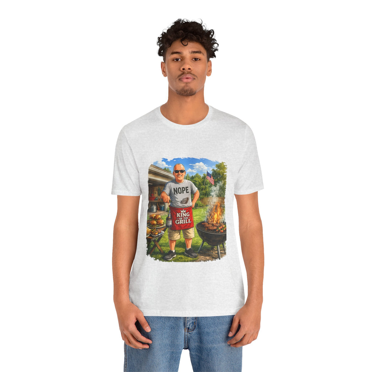 King of the Grill — Funny BBQ & Grilling T-Shirt