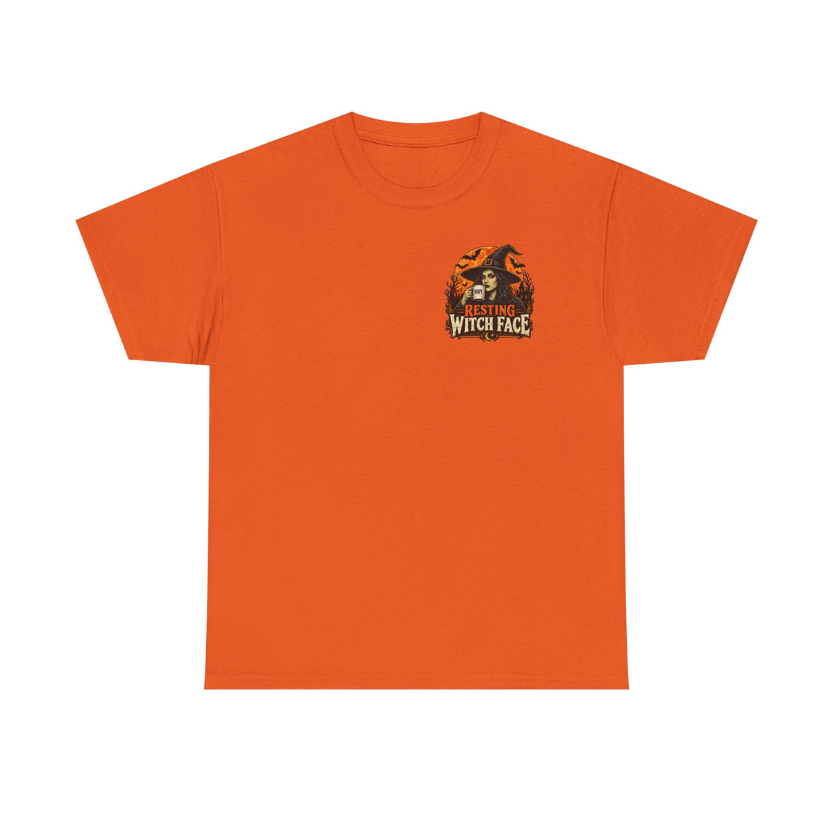 Resting Witch Face – Vintage Halloween Witch T-Shirt