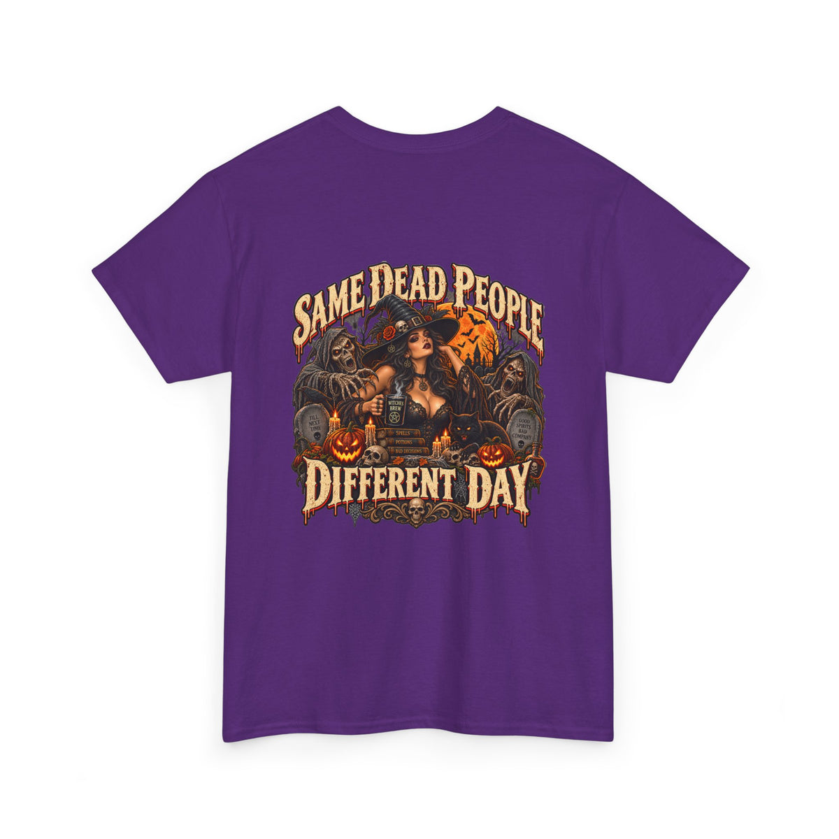 Same Dead People, Different Day — Vintage Halloween Unisex Tee