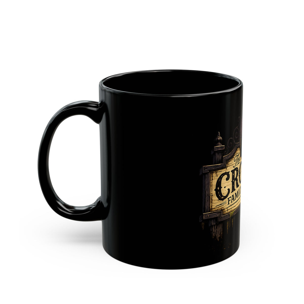 Croaker Mortuary Black Mug (11oz)
