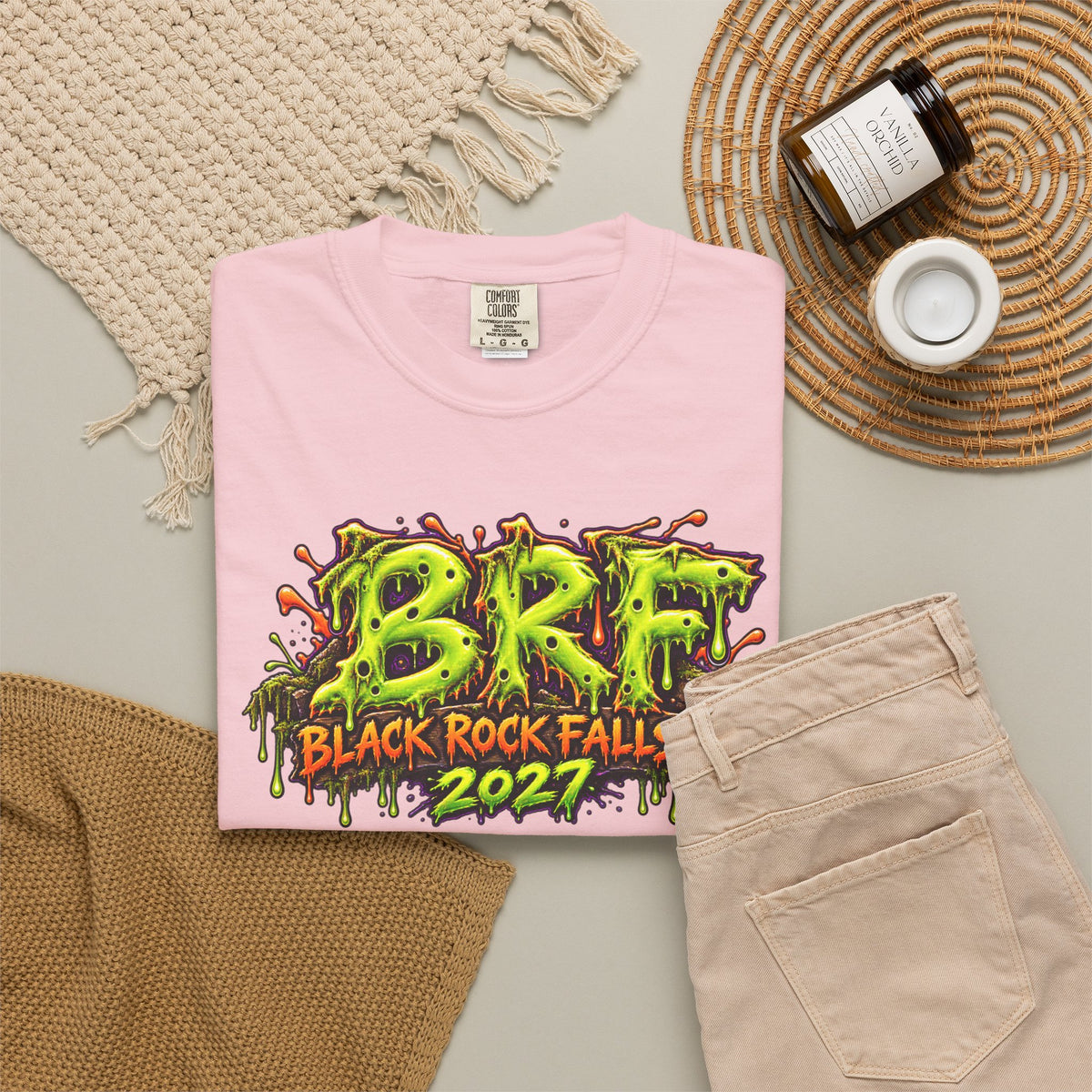 Black Rock Falls, WI 2027 – Swamp Monster Graphic T-Shirt | BRF Originals
