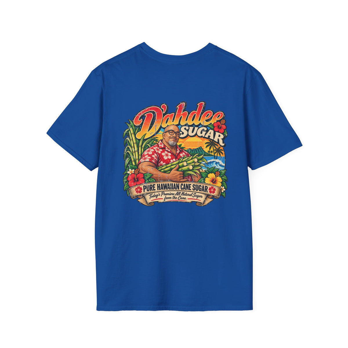 D’ahdee Sugar Company Tropical T-Shirt | Black Rock Falls WI | Vintage Island Graphic Tee