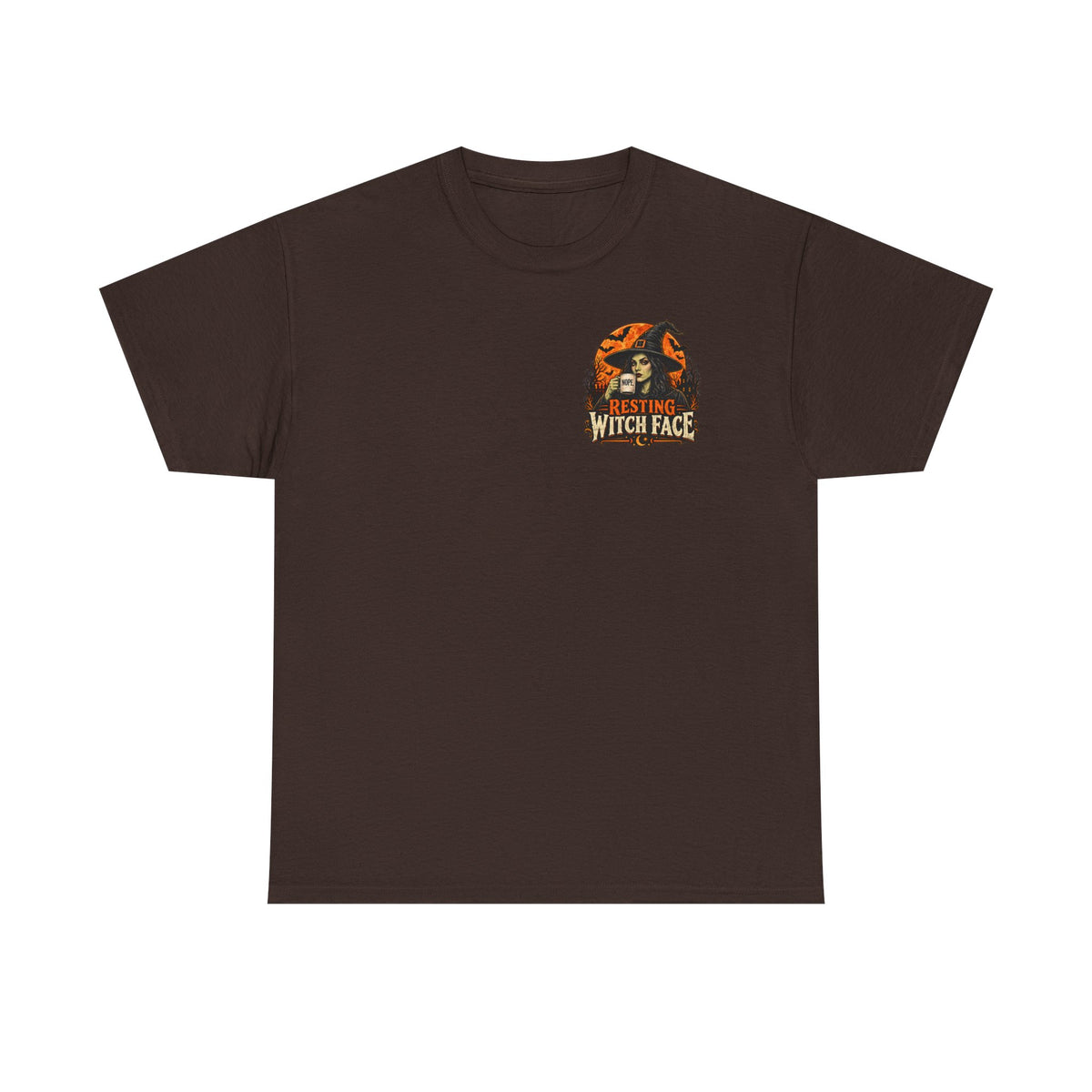 Resting Witch Face – Vintage Halloween Witch T-Shirt