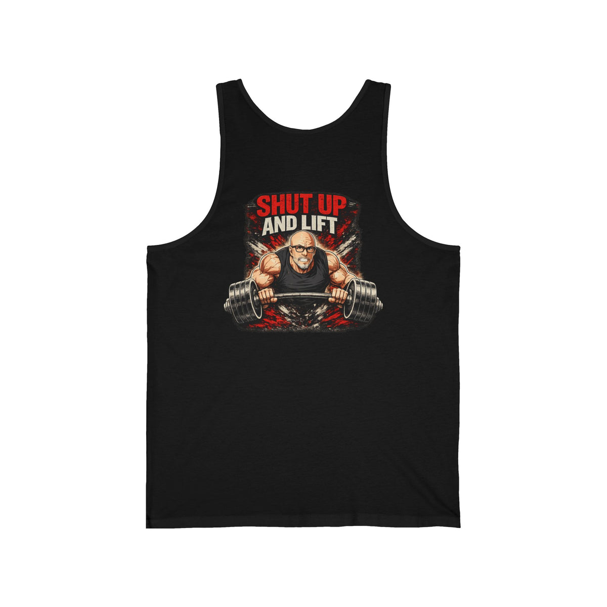 Shut Up and Lift — Funny Gym Workout Tank Top