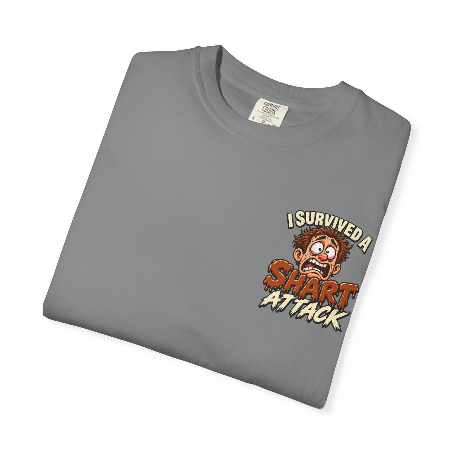 I Survived a Shart Attack — Funny Bathroom Humor T-Shirt
