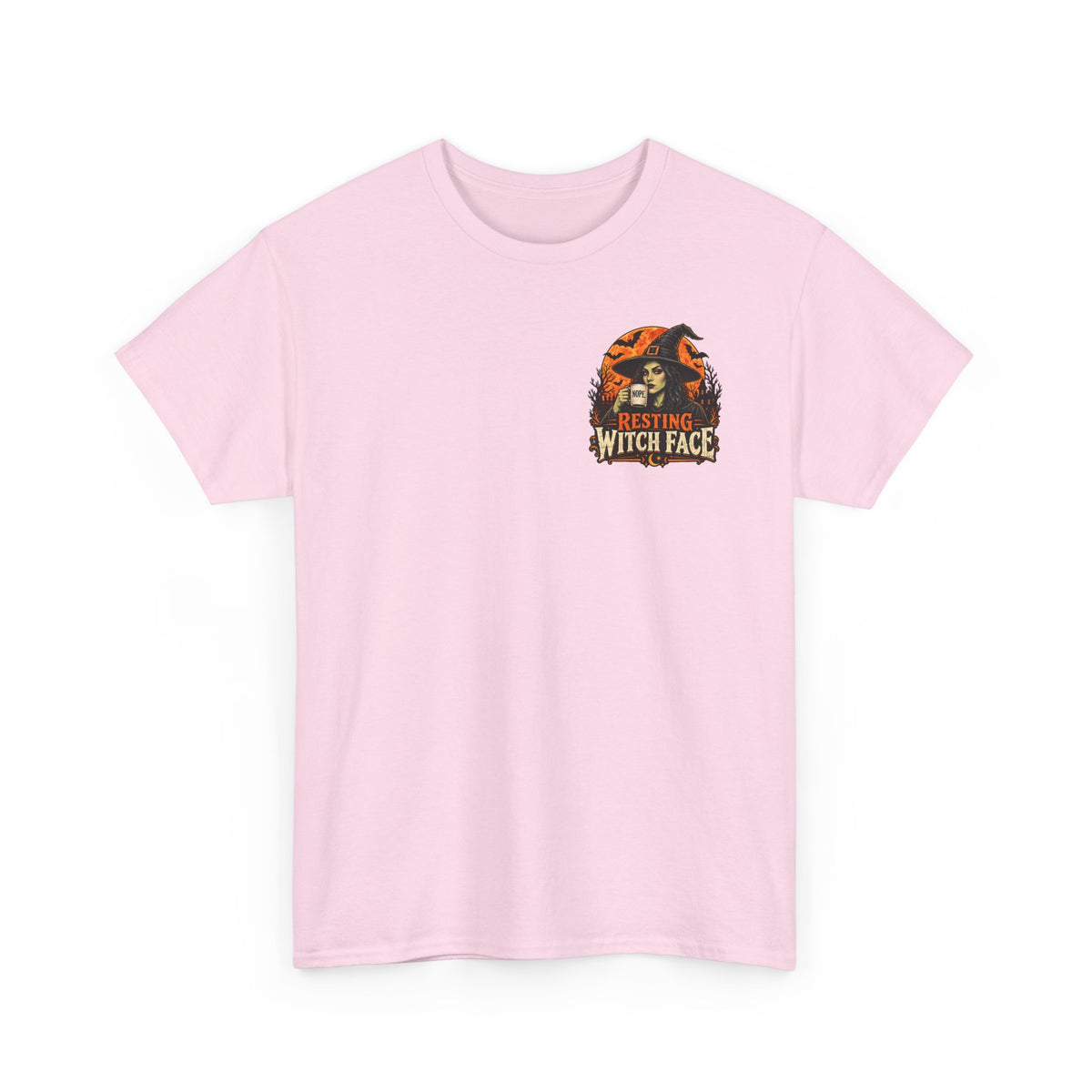 Resting Witch Face – Vintage Halloween Witch T-Shirt